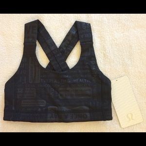 NWT Lululemon All Sport sports bra classic black